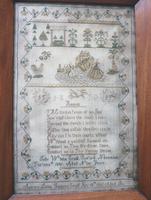 Rare & Fine Embroidery Silk Textile Scottish Castle Sampler c.1841 (4 of 9) Rare & Fine Embroidery Silk Textile Scottish Castle Sampler c.1841 (4 of 9)