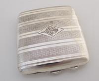 Handsome George V silver cigarette case Joseph Gloster Birmingham 1924 (2 of 12) Handsome George V silver cigarette case Joseph Gloster Birmingham 1924 (2 of 12)