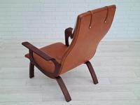 Danish armchair, cowhide, cognac leather, 1970s (17 of 20) Danish armchair, cowhide, cognac leather, 1970s (17 of 20)