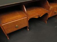 Antique Art Nouveau Black Writing Bureau Desk with Carvings, Lockable, Gothic (18 of 23) Antique Art Nouveau Black Writing Bureau Desk with Carvings, Lockable, Gothic (18 of 23)