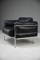 LC1 Black Leather & Chrome Armchair (4 of 13) LC1 Black Leather & Chrome Armchair (4 of 13)