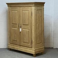 19th Century Double Pine Wardrobe - Dismantles (3 of 4) 19th Century Double Pine Wardrobe - Dismantles (3 of 4)