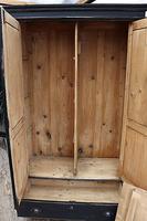 Gorgeous! Large Old Victorian Pine & Black Painted Hall Cupboard / Wardrobe - We Deliver! (8 of 10) Gorgeous! Large Old Victorian Pine & Black Painted Hall Cupboard / Wardrobe - We Deliver! (8 of 10)