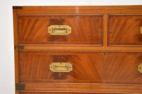 Antique Mahogany Military Campaign Chest of Drawers (6 of 11) Antique Mahogany Military Campaign Chest of Drawers (6 of 11)