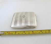 Handsome George V silver cigarette case Joseph Gloster Birmingham 1924 (12 of 12) Handsome George V silver cigarette case Joseph Gloster Birmingham 1924 (12 of 12)