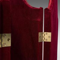 Tall Antique Room Divider, English, Velvet, Boudoir, Privacy Screen, Edwardian (8 of 9) Tall Antique Room Divider, English, Velvet, Boudoir, Privacy Screen, Edwardian (8 of 9)