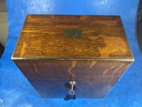 Victorian Brassbound Oak Decanter Box (9 of 20) Victorian Brassbound Oak Decanter Box (9 of 20)