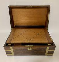 Superb Antique Victorian Rosewood Brass Bound Writing Slope Box (7 of 15) Superb Antique Victorian Rosewood Brass Bound Writing Slope Box (7 of 15)