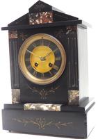 Antique French Slate & Marble Mantel Clock 8 Day Striking Mantle Clock (2 of 10) Antique French Slate & Marble Mantel Clock 8 Day Striking Mantle Clock (2 of 10)