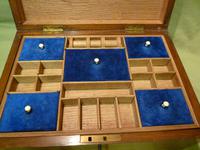 Solid Figured Oak Jewellery / Work Box - Fitted Tray (3 of 10) Solid Figured Oak Jewellery / Work Box - Fitted Tray (3 of 10)
