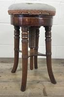 Antique Victorian Walnut Piano Stool (8 of 9) Antique Victorian Walnut Piano Stool (8 of 9)