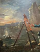 Late 18th Century 'British School' Original Oil Portrait Painting of a Shoreline Artist (3 of 12) Late 18th Century 'British School' Original Oil Portrait Painting of a Shoreline Artist (3 of 12)