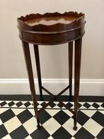 Small Antique Wine or Candle Table With Galleried Top & Pull Out Shelf (10 of 13) Small Antique Wine or Candle Table With Galleried Top & Pull Out Shelf (10 of 13)