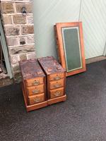 Antique Walnut Pedestal Writing Desk (pri) (10 of 10) Antique Walnut Pedestal Writing Desk (pri) (10 of 10)