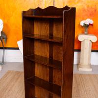 Carved Oak Open Bookcase Bookshelves (2 of 8) Carved Oak Open Bookcase Bookshelves (2 of 8)