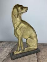 Victorian Brass Dog Doorstop Door Stop on Cast Iron Plinth Door Porter (3 of 5) Victorian Brass Dog Doorstop Door Stop on Cast Iron Plinth Door Porter (3 of 5)