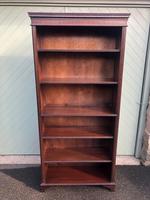 Tall English Mahogany Open Library Bookcase (2 of 10) Tall English Mahogany Open Library Bookcase (2 of 10)
