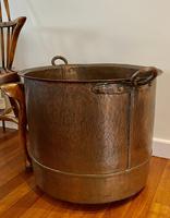 Large Sturdy Solid Copper Bin c.1900 (2 of 11) Large Sturdy Solid Copper Bin c.1900 (2 of 11)