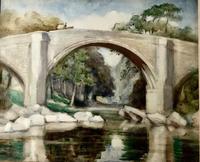 Ella Coates, Watercolour -The Devil's Bridge, Lowdale (2 of 2)