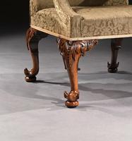 Mid 18th Century George II Walnut Library Open Armchair of Grande Scale (9 of 9) Mid 18th Century George II Walnut Library Open Armchair of Grande Scale (9 of 9)