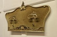French Baroque Style Brass & Velvet Coat Hanger (2 of 5) French Baroque Style Brass & Velvet Coat Hanger (2 of 5)