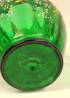 An Antique Green Glass Decorated Jug (5 of 6) An Antique Green Glass Decorated Jug (5 of 6)