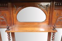 Victorian Aesthetic Movement Walnut Overmantel Mirror (3 of 6) Victorian Aesthetic Movement Walnut Overmantel Mirror (3 of 6)