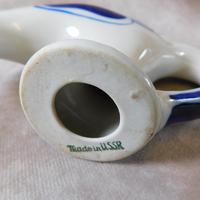 Pair of Gzhel Blue & White Porcelain "Pecking Chickens" (8 of 10) Pair of Gzhel Blue & White Porcelain "Pecking Chickens" (8 of 10)