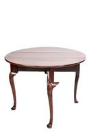 Fine Georgian period Mahogany Drake foot drop leaf table (3 of 8) Fine Georgian period Mahogany Drake foot drop leaf table (3 of 8)