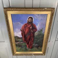 Antique Oil Painting Portrait of Jesus signed Charles Williams (4 of 10) Antique Oil Painting Portrait of Jesus signed Charles Williams (4 of 10)