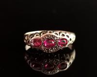 Antique Ruby Paste & Diamond Ring, 9ct Gold (6 of 13) Antique Ruby Paste & Diamond Ring, 9ct Gold (6 of 13)