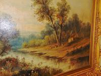 Large Victorian Oil Landscape by W.Wilson (3 of 5) Large Victorian Oil Landscape by W.Wilson (3 of 5)