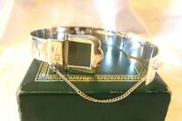 Vintage Sterling Silver Buckle Bangle 1976 Original Box 7" Length 24.4 Grams (9 of 12) Vintage Sterling Silver Buckle Bangle 1976 Original Box 7" Length 24.4 Grams (9 of 12)