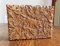 Rare Victorian Stunning Chinese Export Sandal Wood Carved Elephant Card Case (7 of 13) Rare Victorian Stunning Chinese Export Sandal Wood Carved Elephant Card Case (7 of 13)
