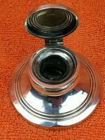 Antique Sterling Silver Hallmarked Inkwell 1919, I M Hutchfield, Birmingham (5 of 10) Antique Sterling Silver Hallmarked Inkwell 1919, I M Hutchfield, Birmingham (5 of 10)