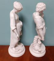 Antique 19th Century Pair of Parian Figures (3 of 4) Antique 19th Century Pair of Parian Figures (3 of 4)