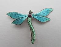 John Atkins & Son Silver & Enamel Dragonfly Brooch, 1916 (3 of 10) John Atkins & Son Silver & Enamel Dragonfly Brooch, 1916 (3 of 10)