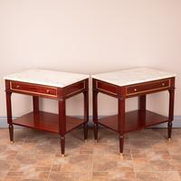 Pair of French Marble Topped Tables (3 of 14) Pair of French Marble Topped Tables (3 of 14)