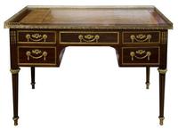 Louis XVI Style Mahogany Bureau Plat (2 of 7) Louis XVI Style Mahogany Bureau Plat (2 of 7)