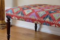 Large Antique Afghan Kelim Foot Stool (6 of 11) Large Antique Afghan Kelim Foot Stool (6 of 11)