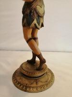 A pair of unusual 19th century cold painted figures of jesters (7 of 18) A pair of unusual 19th century cold painted figures of jesters (7 of 18)