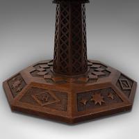 Antique Revolving Table Top Platter, Oak, Lazy Susan, Ecclesiastical, Victorian (9 of 12) Antique Revolving Table Top Platter, Oak, Lazy Susan, Ecclesiastical, Victorian (9 of 12)