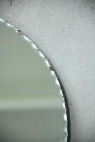 Large Round Vintage Frameless Mirror (2 of 6) Large Round Vintage Frameless Mirror (2 of 6)