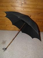 Antique Hallmarked 1919 Silver Umbrella with Black Canopy by Hoyland (2 of 13) Antique Hallmarked 1919 Silver Umbrella with Black Canopy by Hoyland (2 of 13)
