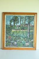 Early 20th Century British School A Town Garden Oil on Board (3 of 9) Early 20th Century British School A Town Garden Oil on Board (3 of 9)