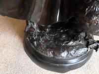 A Victorian Heavy Bronze Girl with Goose (2 of 10) A Victorian Heavy Bronze Girl with Goose (2 of 10)