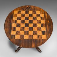 Antique Games Table, English, Rosewood, Mahogany, Chess Board, Victorian c.1880 (9 of 12) Antique Games Table, English, Rosewood, Mahogany, Chess Board, Victorian c.1880 (9 of 12)