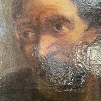 Antique Georgian oil painting portrait of dark haired bearded gentleman (10 of 11) Antique Georgian oil painting portrait of dark haired bearded gentleman (10 of 11)