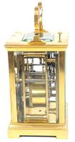 Antique French 8-Day Repeat Carriage Clock Bevelled Case with Enamel Dial Gong Striking (4 of 5) Antique French 8-Day Repeat Carriage Clock Bevelled Case with Enamel Dial Gong Striking (4 of 5)