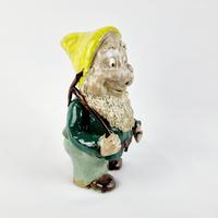 Vintage Pottery Garden Dwarf Carrying a Pick Axe (2 of 5) Vintage Pottery Garden Dwarf Carrying a Pick Axe (2 of 5)